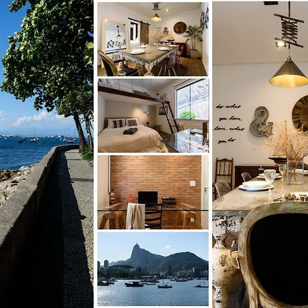 2 Quartos Na Urca Com Vista Para Baia De Guanabara A 700M Pao De Acucar Com Cozinha Completa E Wi-Fi - Bares, Restaurantes E Comercio Local A Poucos Metros Rio de Janeiro Extérieur photo