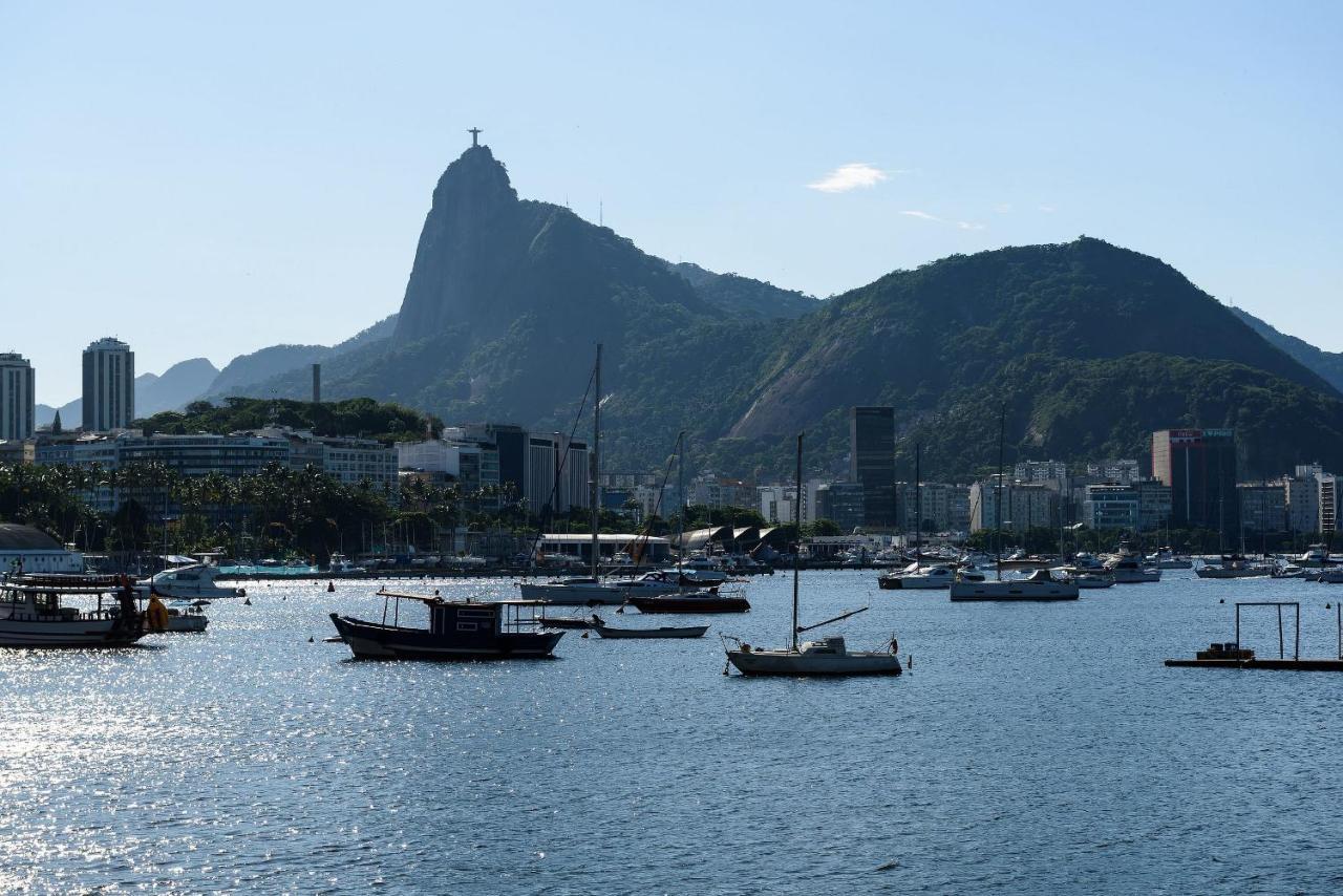 2 Quartos Na Urca Com Vista Para Baia De Guanabara A 700M Pao De Acucar Com Cozinha Completa E Wi-Fi - Bares, Restaurantes E Comercio Local A Poucos Metros Rio de Janeiro Extérieur photo