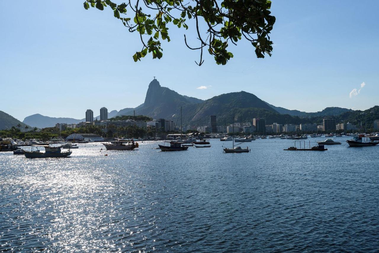 2 Quartos Na Urca Com Vista Para Baia De Guanabara A 700M Pao De Acucar Com Cozinha Completa E Wi-Fi - Bares, Restaurantes E Comercio Local A Poucos Metros Rio de Janeiro Extérieur photo