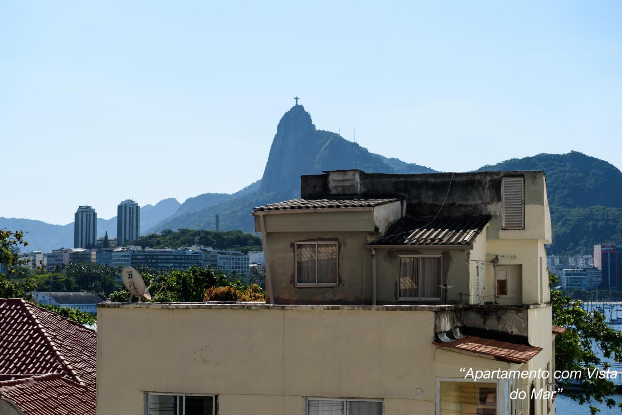 2 Quartos Na Urca Com Vista Para Baia De Guanabara A 700M Pao De Acucar Com Cozinha Completa E Wi-Fi - Bares, Restaurantes E Comercio Local A Poucos Metros Rio de Janeiro Extérieur photo